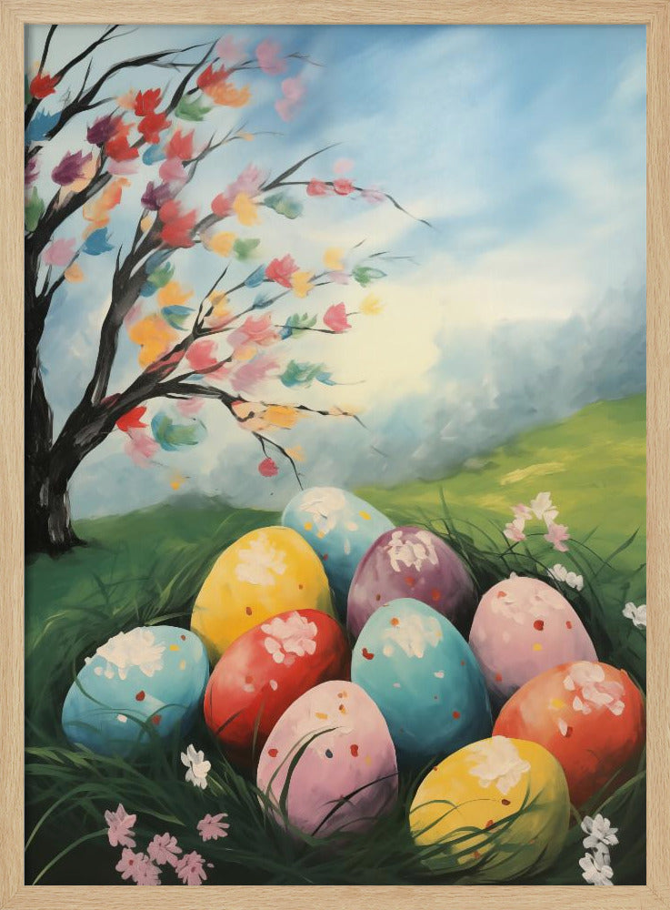 Happy Easter No 1 - Poster / Art Print