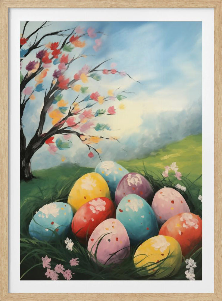 Happy Easter No 1 - Poster / Art Print
