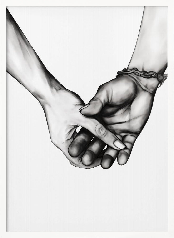 Holding Hands - Poster / Art Print