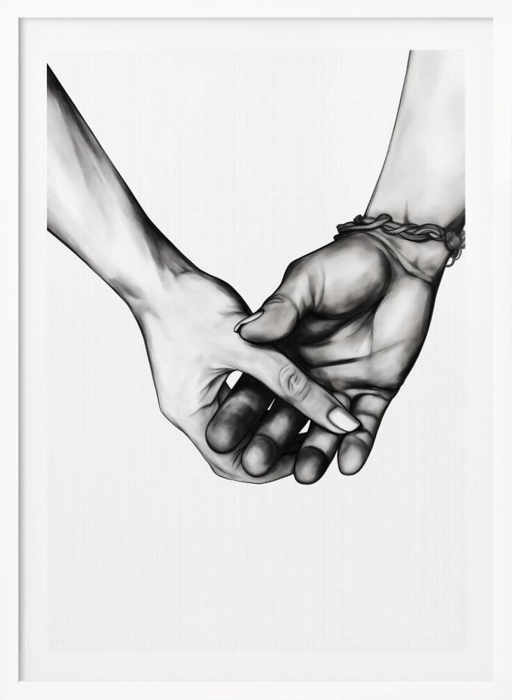 Holding Hands - Poster / Art Print