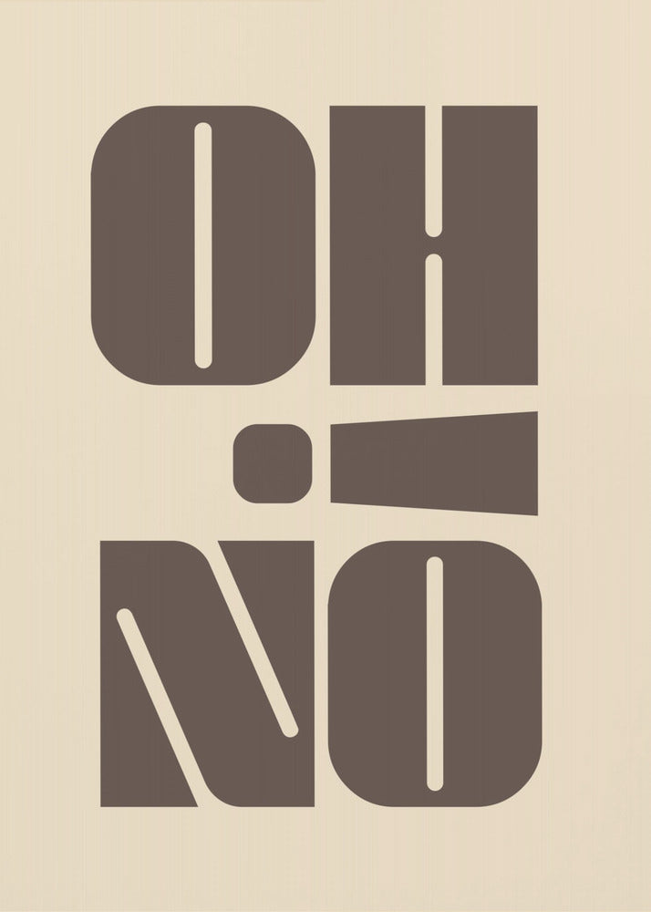 Oh No! - Poster / Art Print