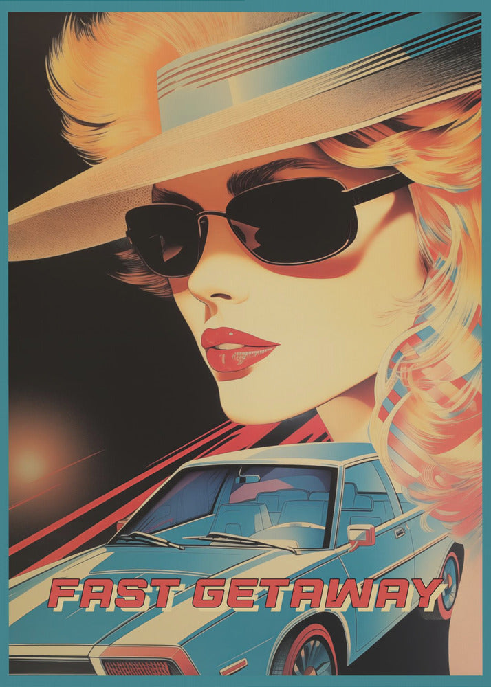 Fast Getaway - Poster / Art Print