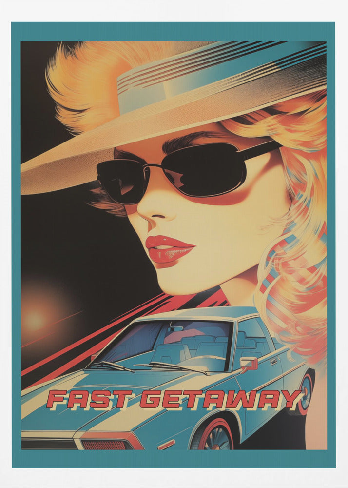 Fast Getaway - Poster / Art Print