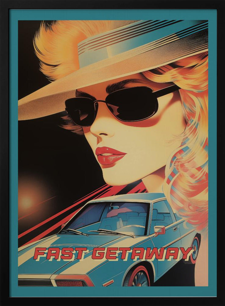 Fast Getaway - Poster / Art Print