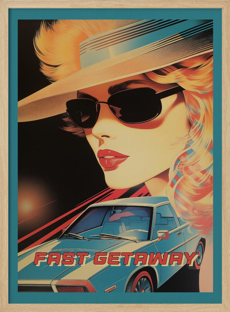 Fast Getaway - Poster / Art Print