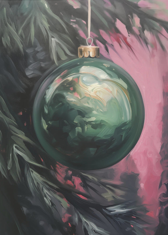 Christmas Bauble No 2 - Poster / Art Print