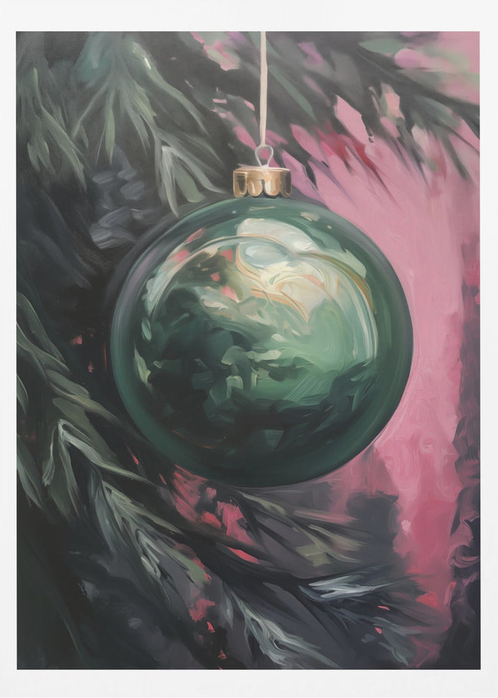 Christmas Bauble No 2 - Poster / Art Print