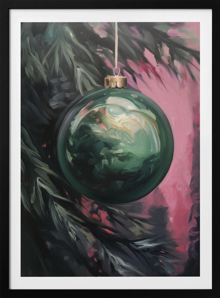 Christmas Bauble No 2 - Poster / Art Print