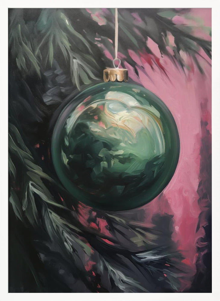 Christmas Bauble No 2 - Poster / Art Print