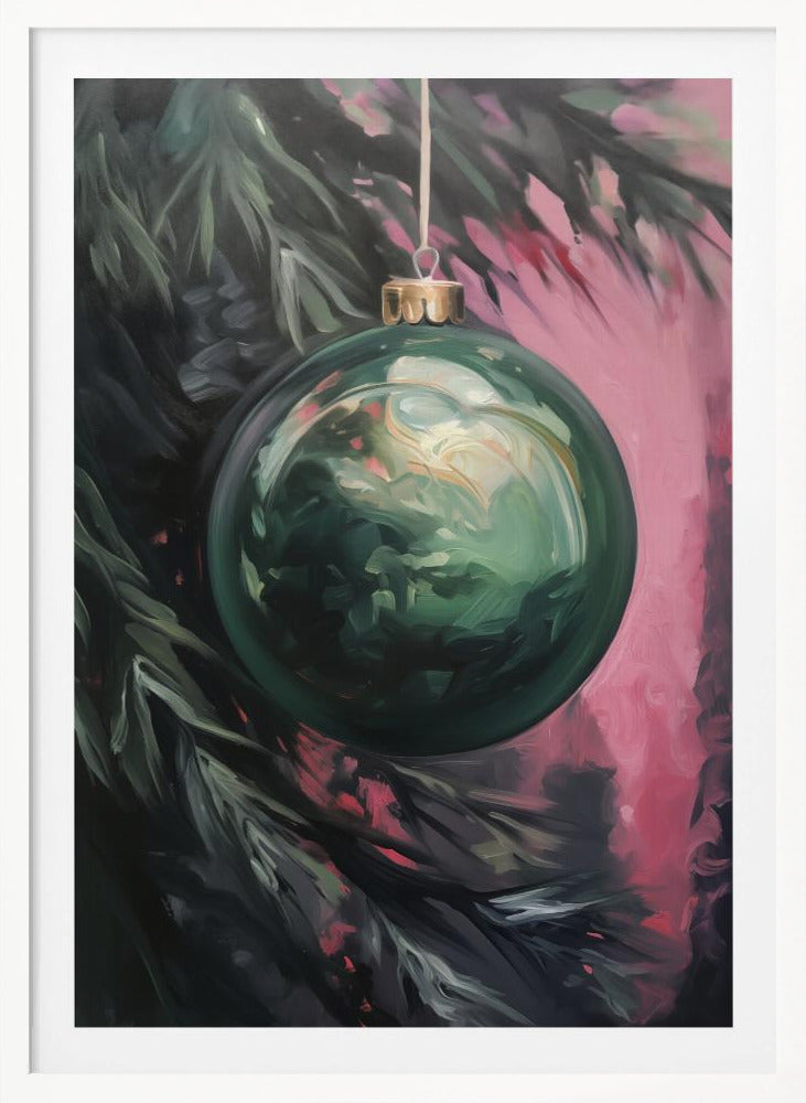 Christmas Bauble No 2 - Poster / Art Print
