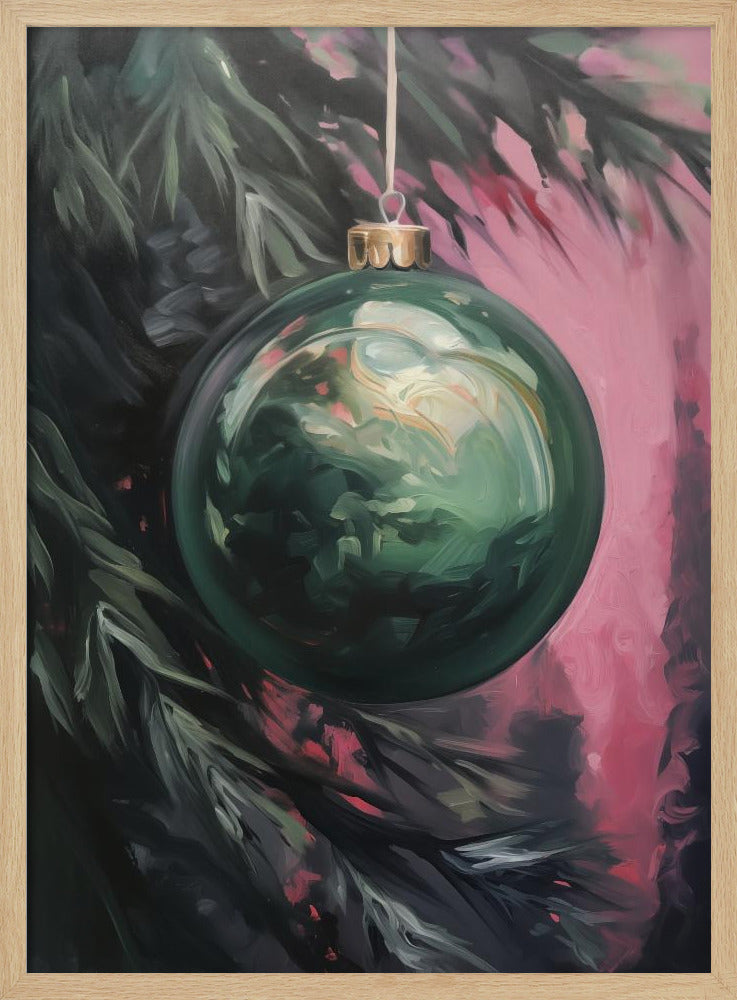 Christmas Bauble No 2 - Poster / Art Print