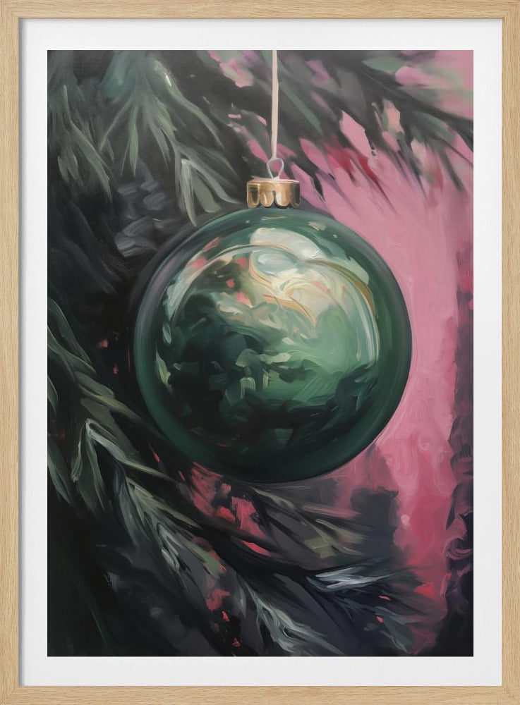 Christmas Bauble No 2 - Poster / Art Print