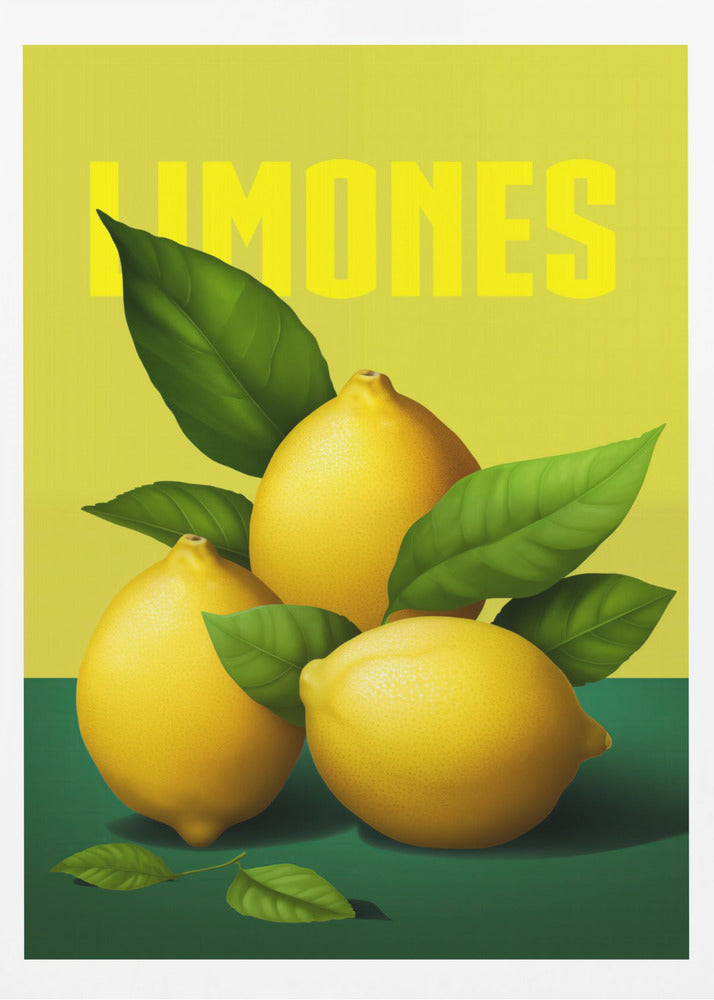 Lemons - Poster / Art Print