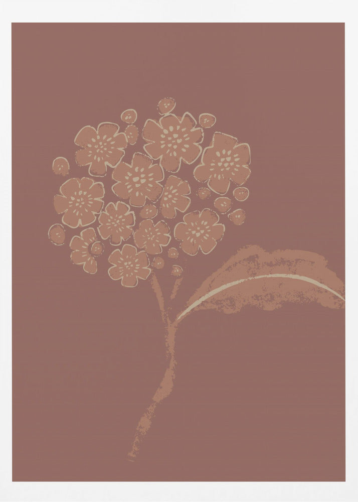 Mocha blossom - Poster / Art Print
