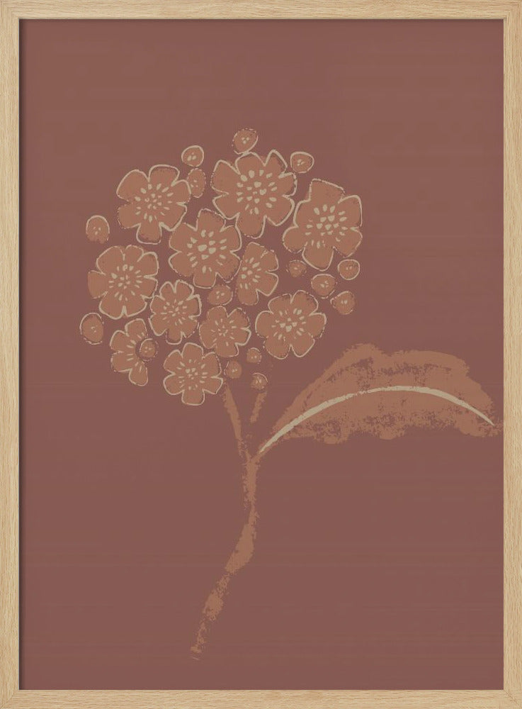 Mocha blossom - Poster / Art Print