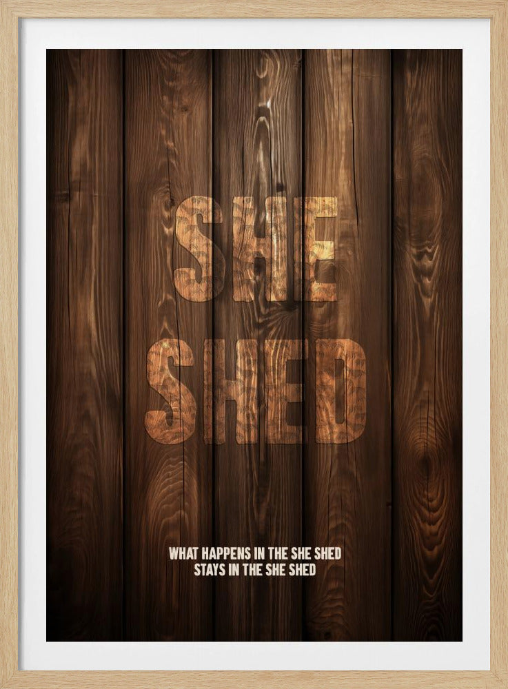 She Shed - Poster / Art Print