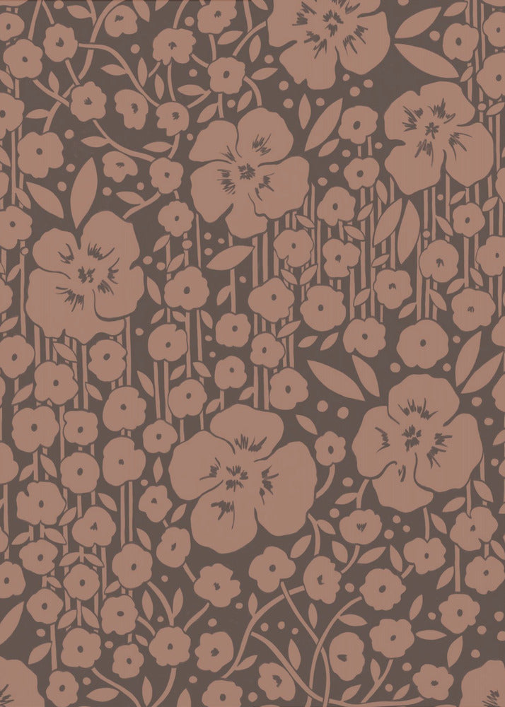 Flower Poem - dark - Poster / Art Print