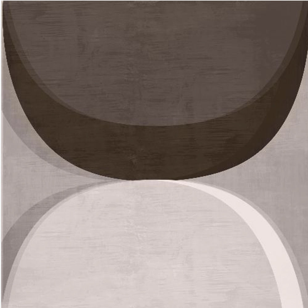 Modern Mocha Abstract Shapes 1 - Poster / Art Print