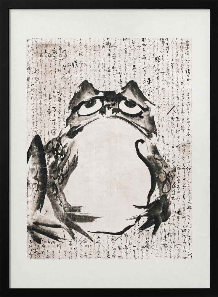 Japanese Frog (late 18th 19th Century) - Poster / Art Print