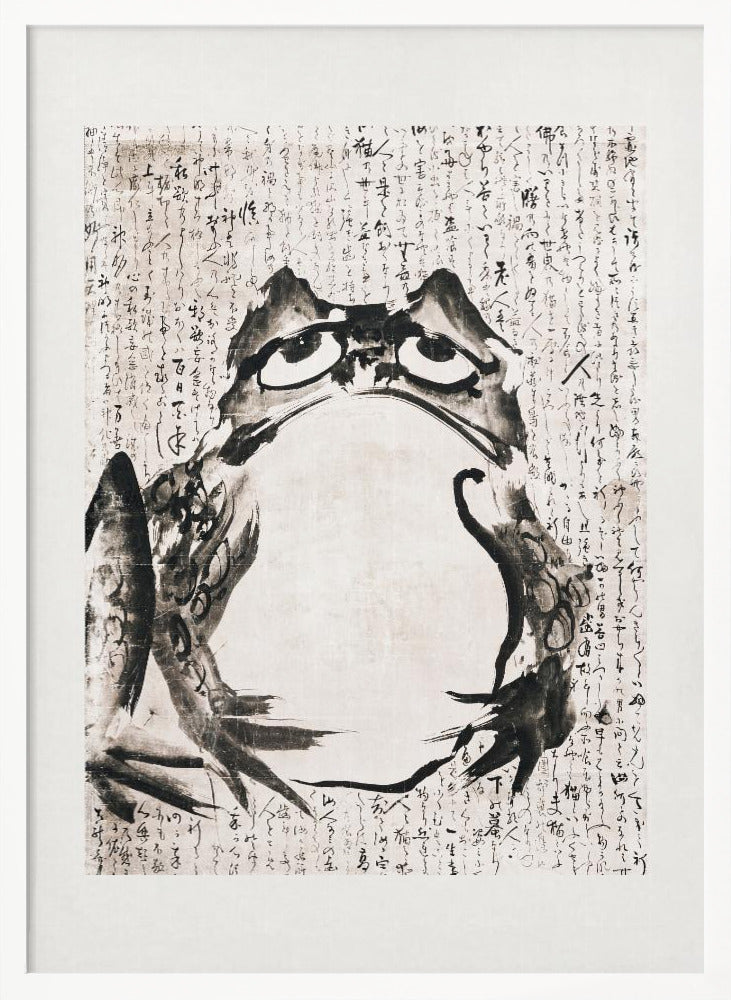 Japanese Frog (late 18th 19th Century) - Poster / Art Print