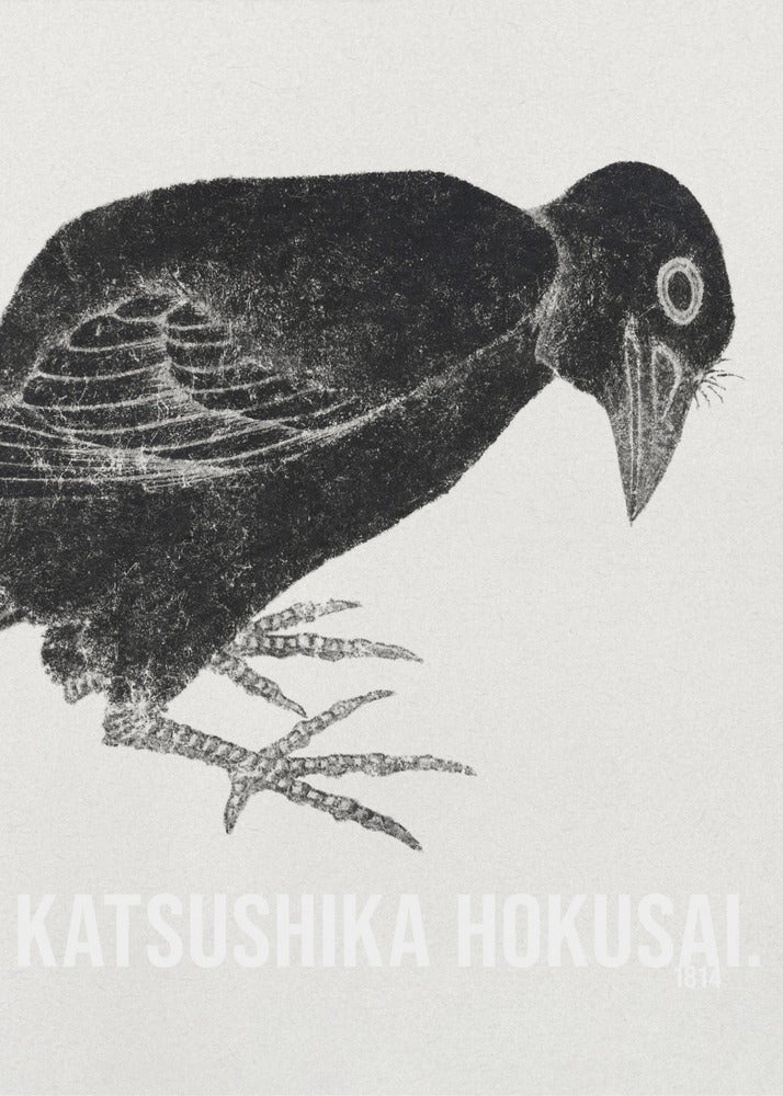 Katsushika Hokusai's Bird 1814 - Poster / Art Print
