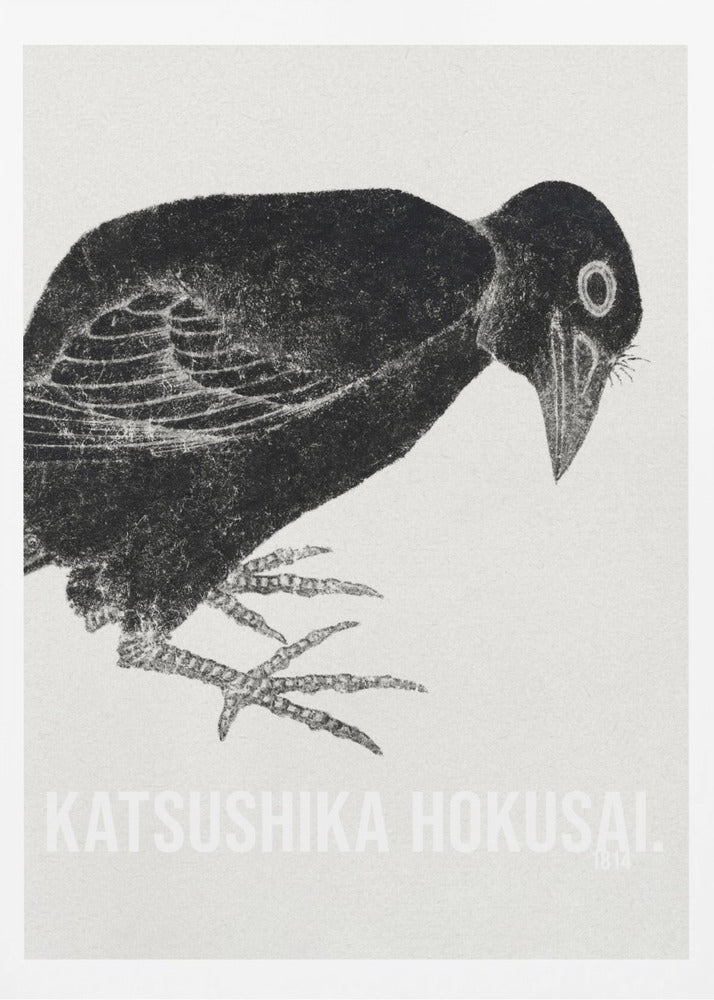 Katsushika Hokusai's Bird 1814 - Poster / Art Print