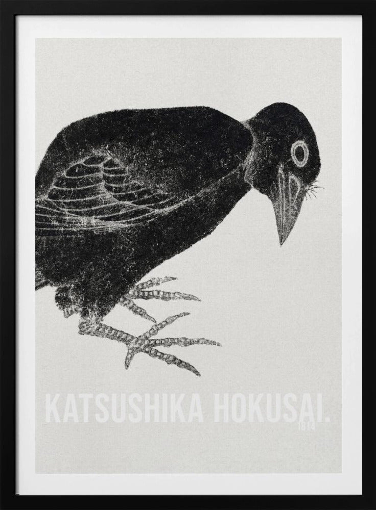 Katsushika Hokusai's Bird 1814 - Poster / Art Print