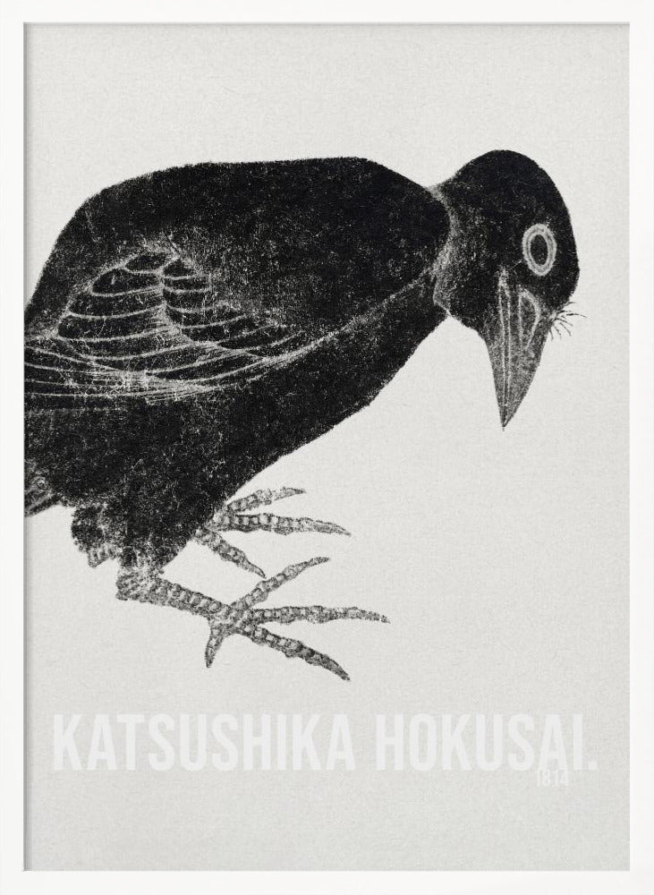 Katsushika Hokusai's Bird 1814 - Poster / Art Print