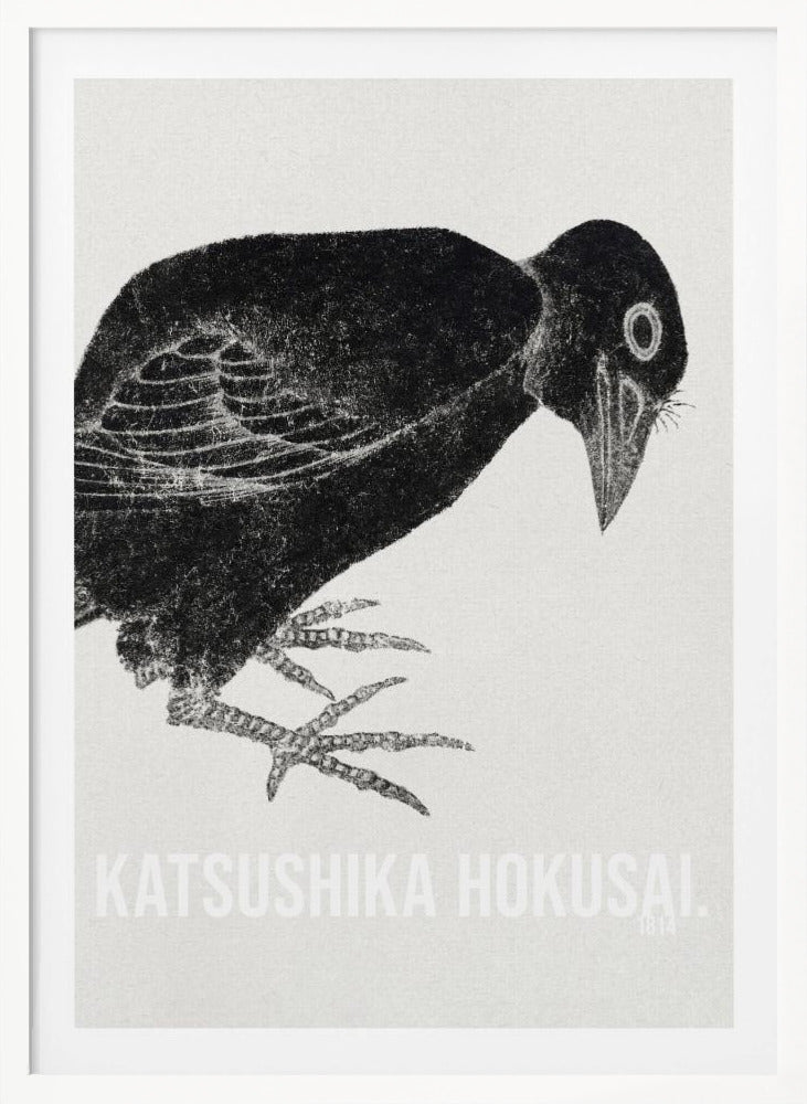 Katsushika Hokusai's Bird 1814 - Poster / Art Print