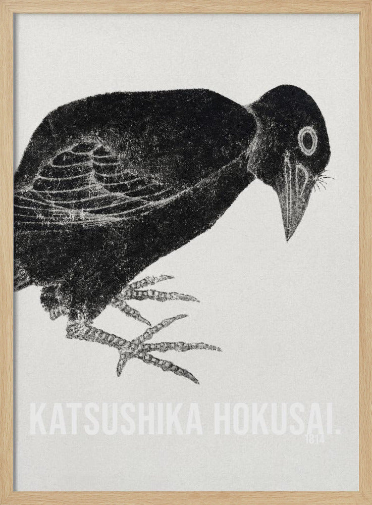 Katsushika Hokusai's Bird 1814 - Poster / Art Print