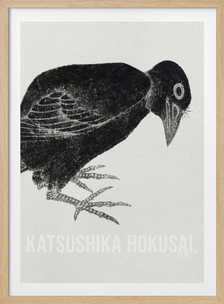 Katsushika Hokusai's Bird 1814 - Poster / Art Print