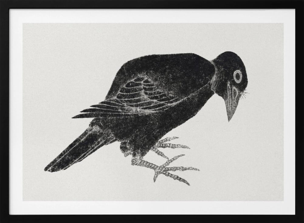 Bird, From Album of Sketches (1814) Vintage Japanese Woodblock Prints - Poster / Art Print