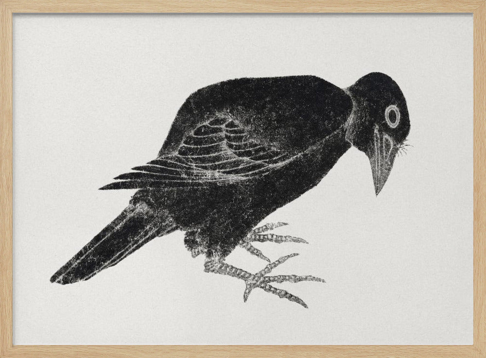Bird, From Album of Sketches (1814) Vintage Japanese Woodblock Prints - Poster / Art Print