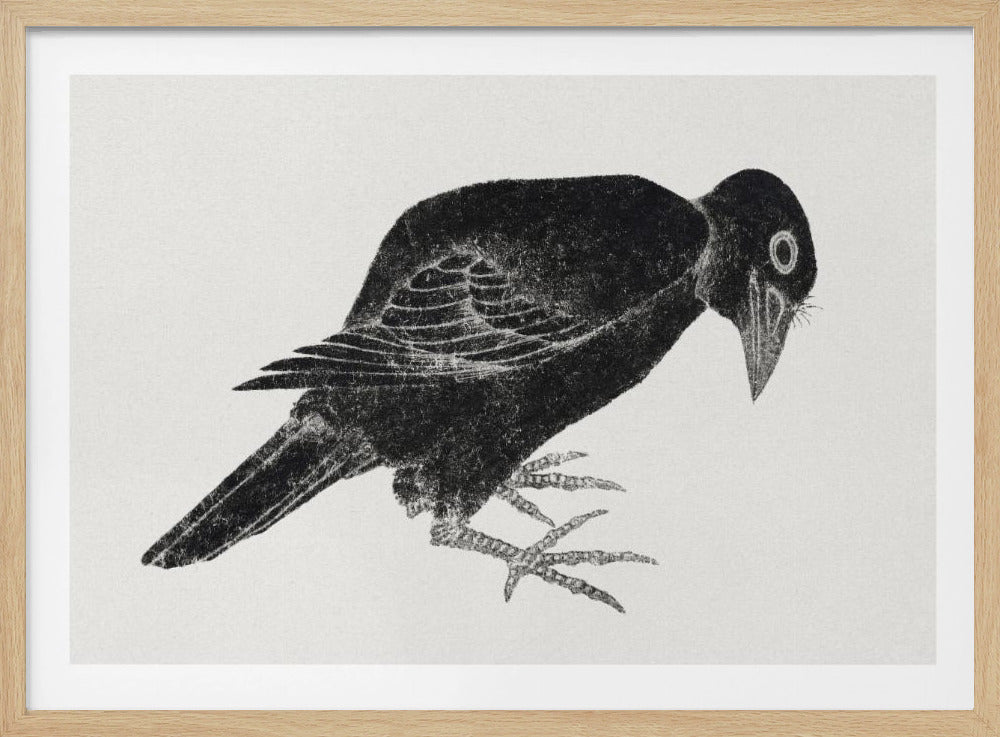 Bird, From Album of Sketches (1814) Vintage Japanese Woodblock Prints - Poster / Art Print