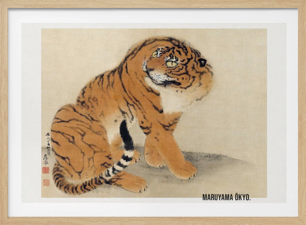 Sitting Tiger (1777) - Poster / Art Print