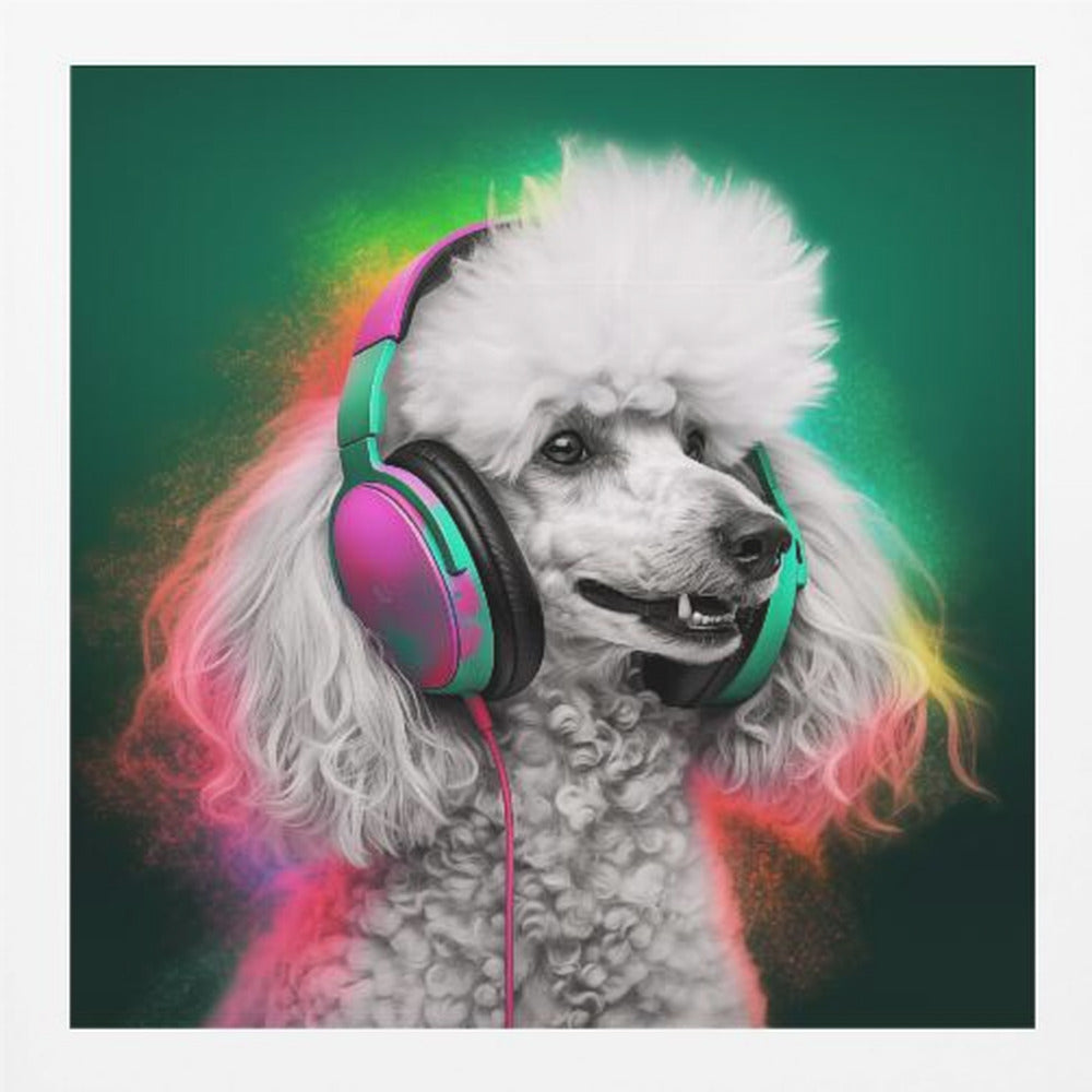 Party Poodle - Poster / Art Print