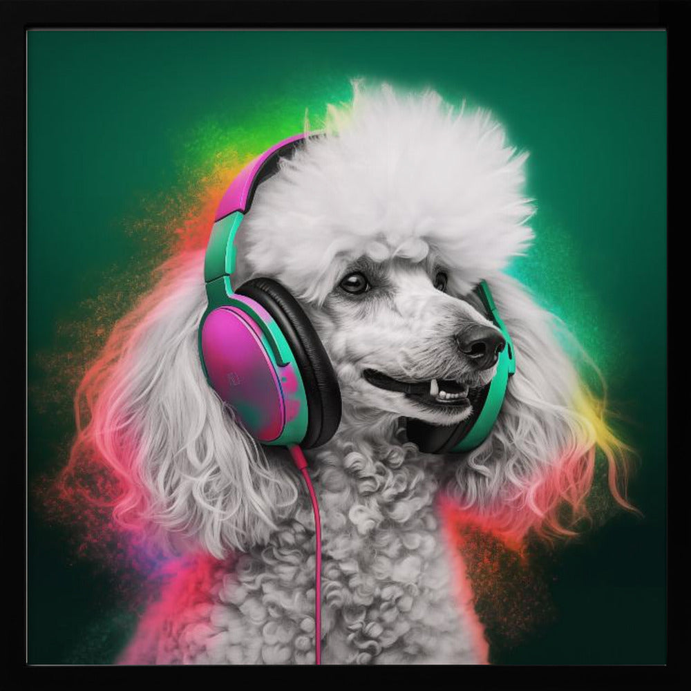 Party Poodle - Poster / Art Print