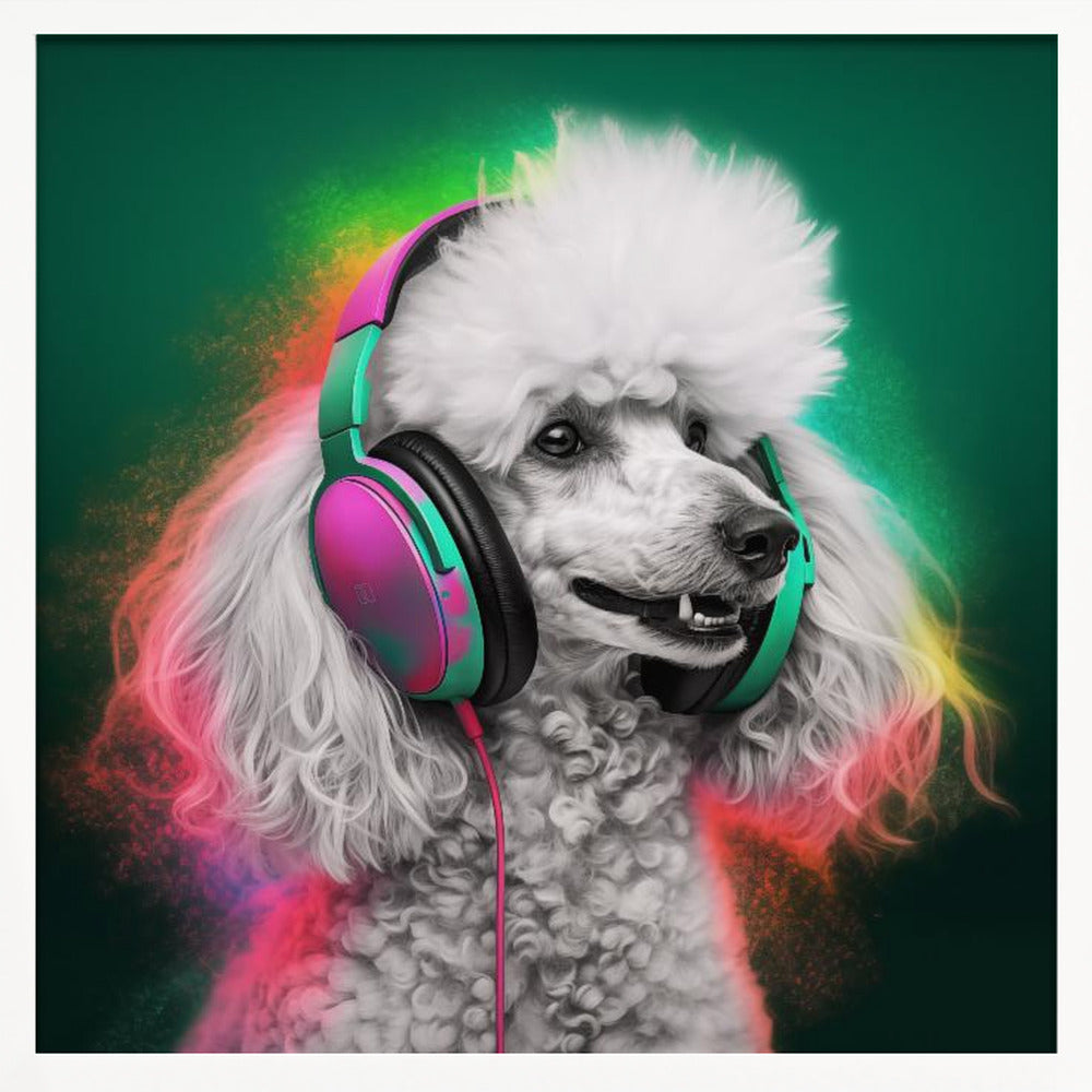 Party Poodle - Poster / Art Print