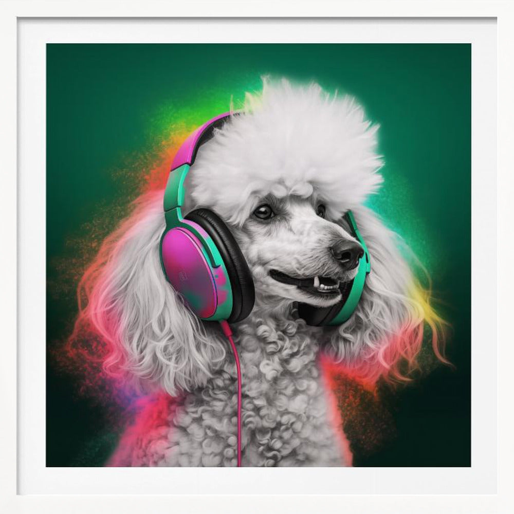 Party Poodle - Poster / Art Print