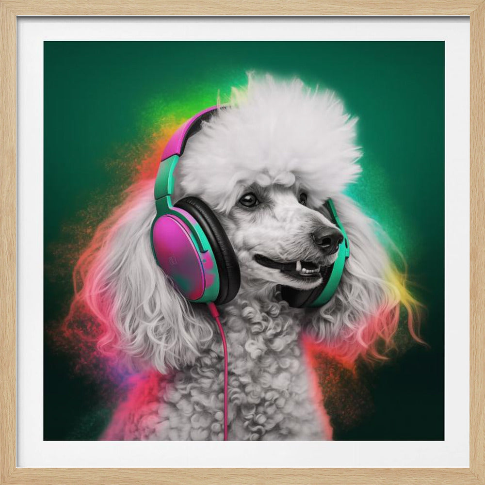 Party Poodle - Poster / Art Print
