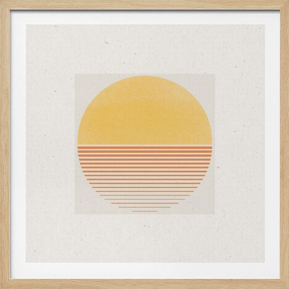 Retro Sunset No.1 - Poster / Art Print