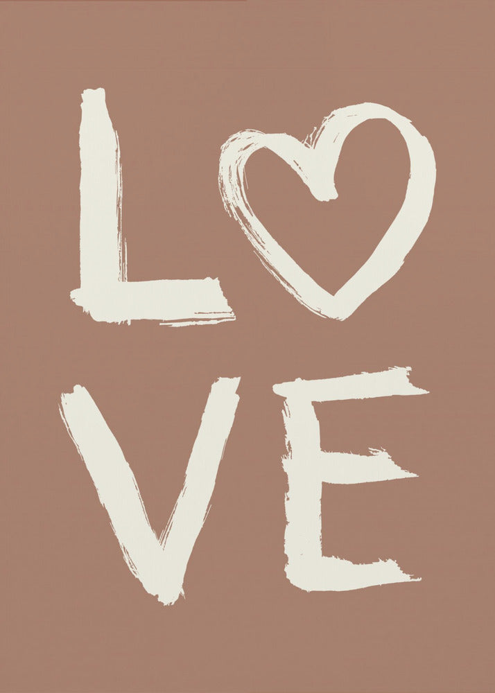 Toothy Love Mocha Mousse 2 - Poster / Art Print