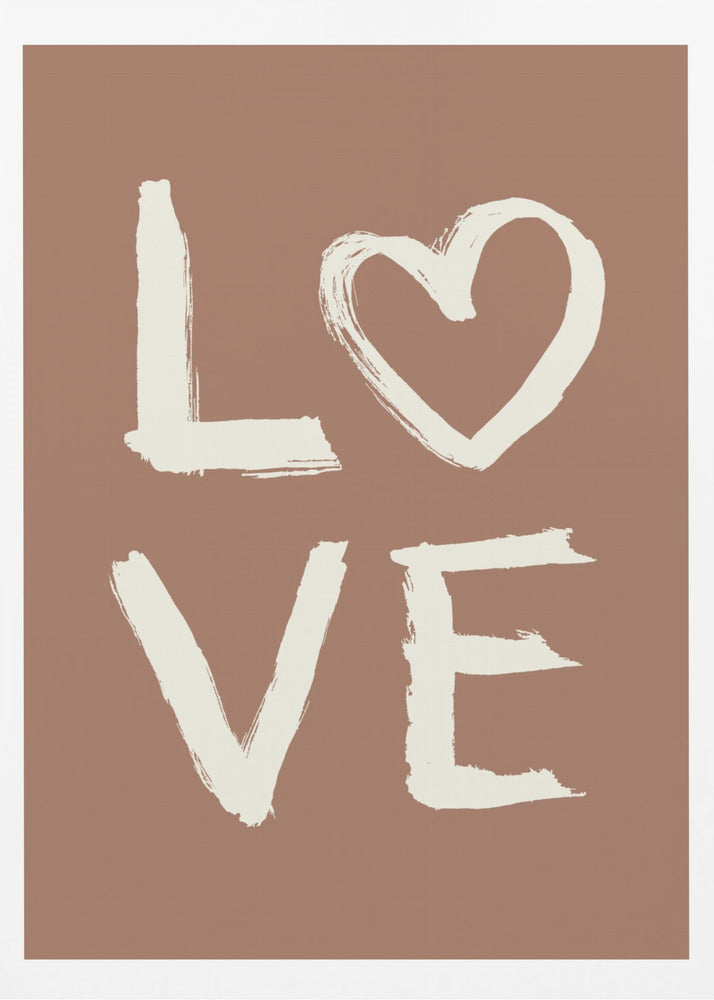 Toothy Love Mocha Mousse 2 - Poster / Art Print