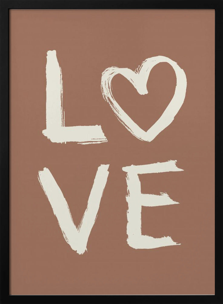 Toothy Love Mocha Mousse 2 - Poster / Art Print