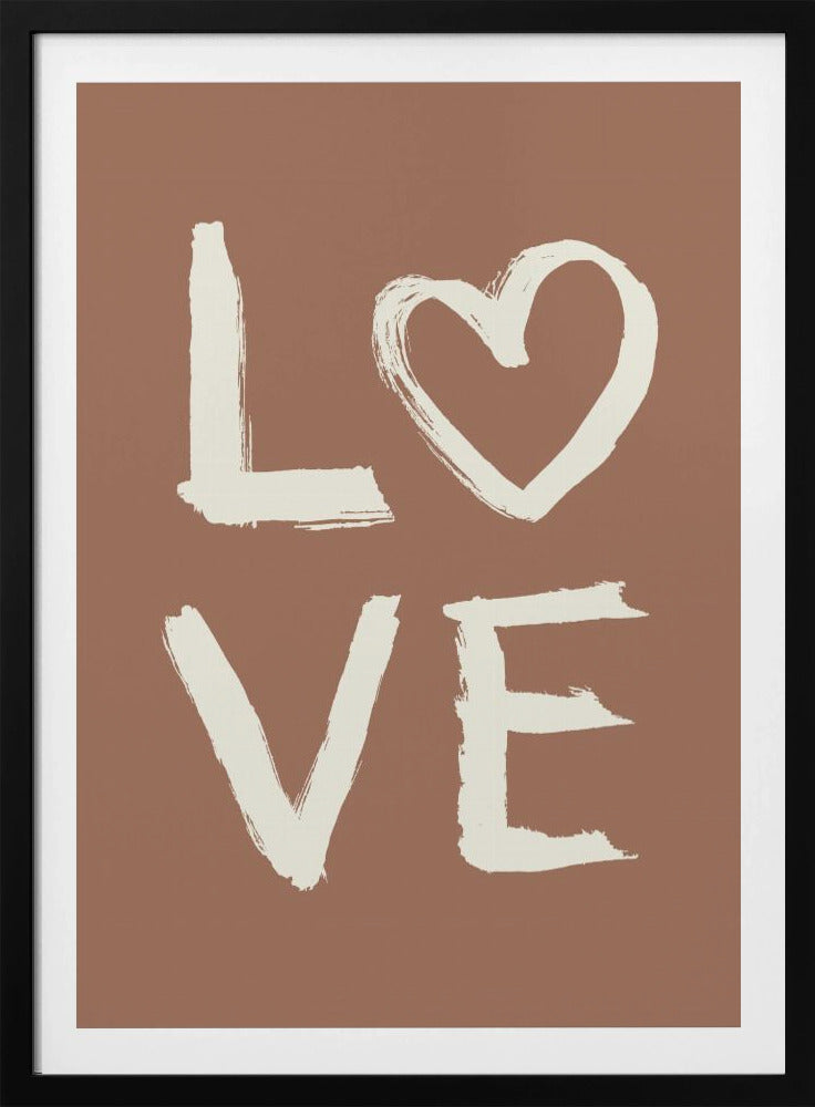 Toothy Love Mocha Mousse 2 - Poster / Art Print
