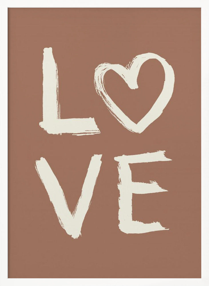 Toothy Love Mocha Mousse 2 - Poster / Art Print