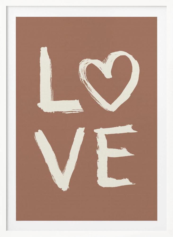 Toothy Love Mocha Mousse 2 - Poster / Art Print