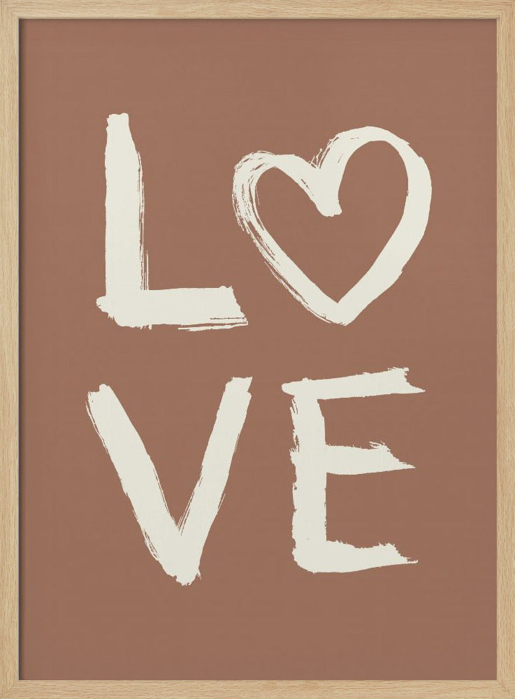 Toothy Love Mocha Mousse 2 - Poster / Art Print