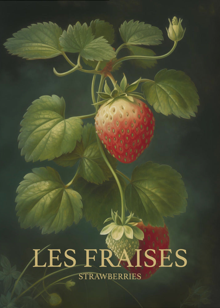 Les Fraises - Strawberries - Poster / Art Print