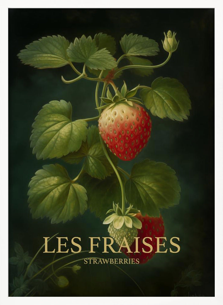 Les Fraises - Strawberries - Poster / Art Print